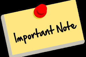 important note