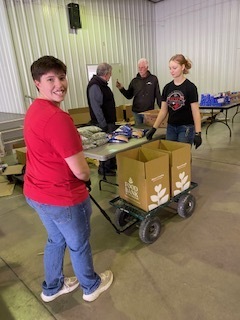 Otis Students Give Back at Food Bank of the Rockies