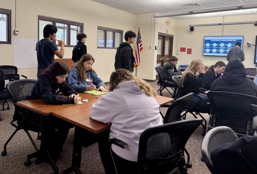 Student Mentors providing training for other mentors