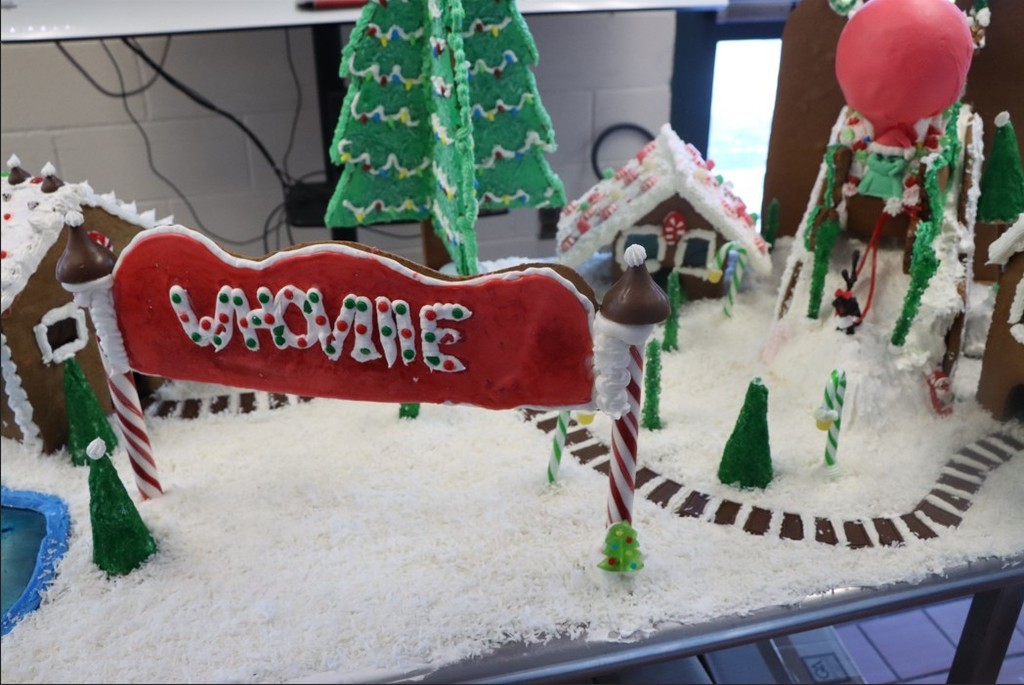 Whoville gingerbread sign