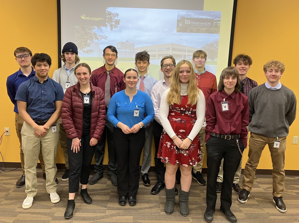 New Visions Engineering students at Alvogen