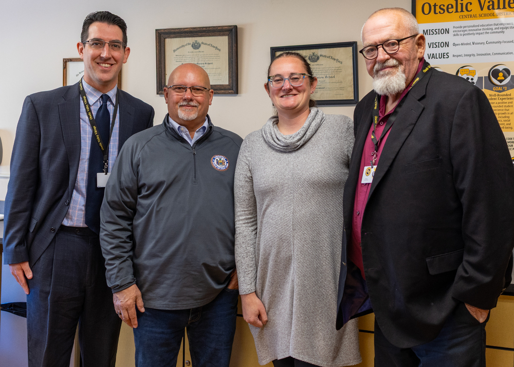 Assemblyman Gallahan with members of the board