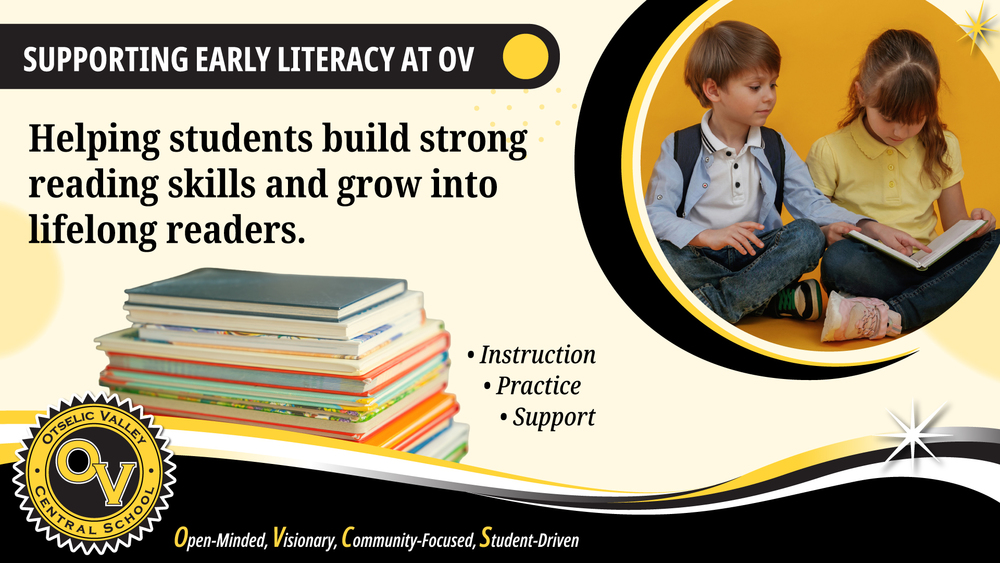 Graphic about how OV supports early literacy