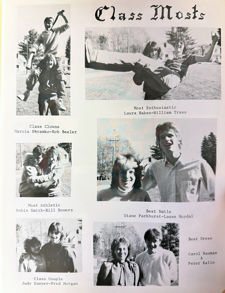 Class Mosts from 1986, page 1