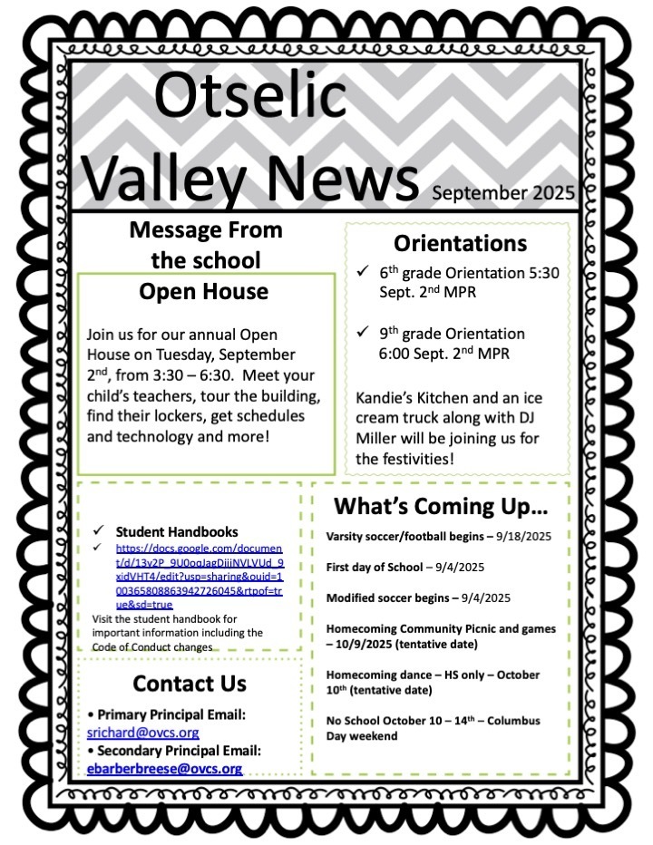 Open House Newsletter