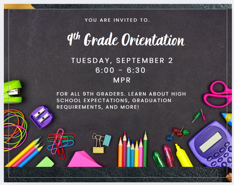 9th Grade Orientation