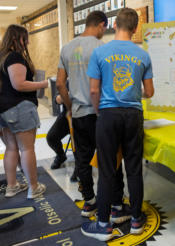 Families visit on Open House