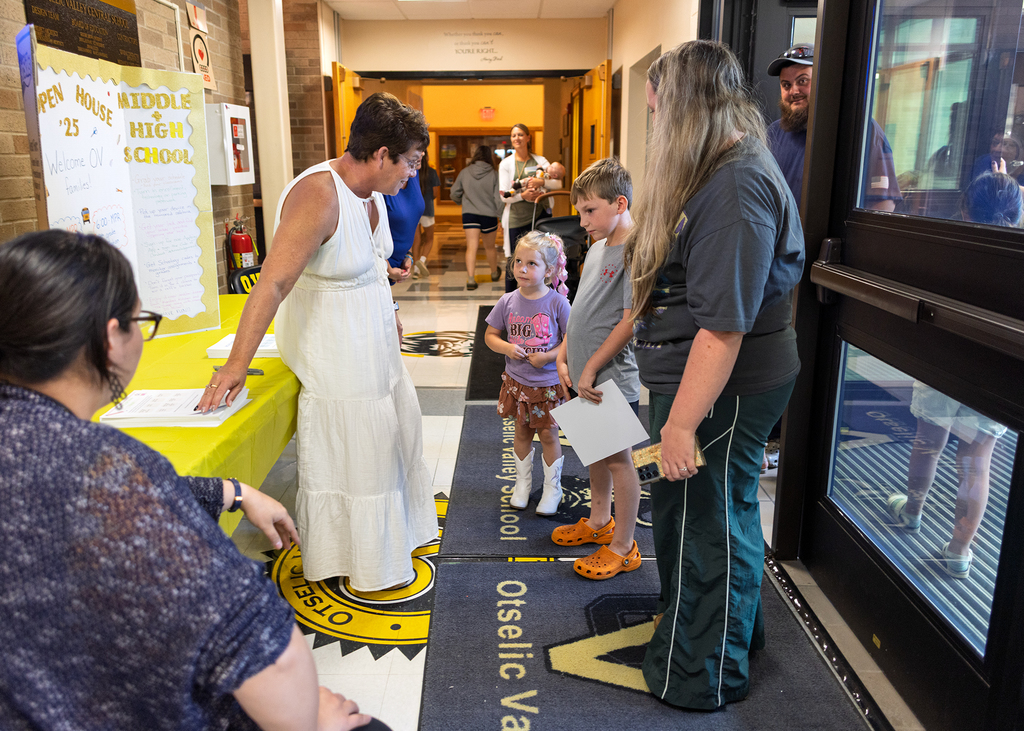 Families visit on Open House