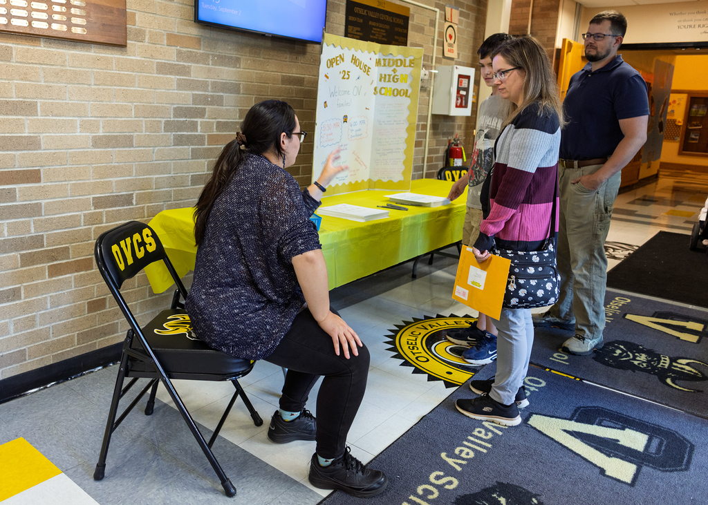 Families visit on Open House