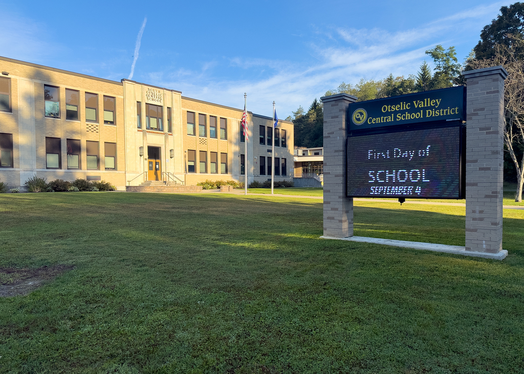 School sign
