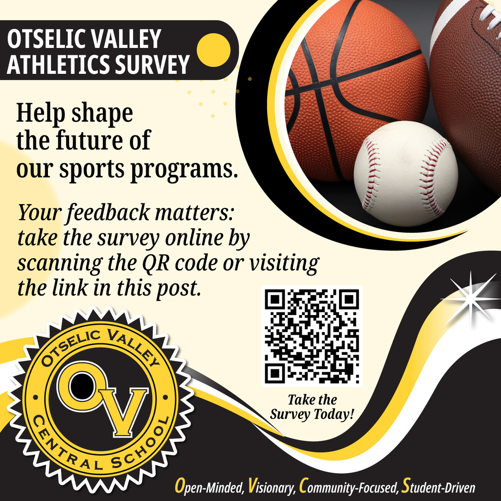 Take the Athletic Survey for OV