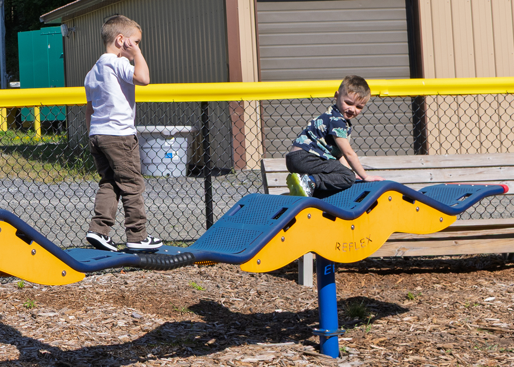 Students on playground