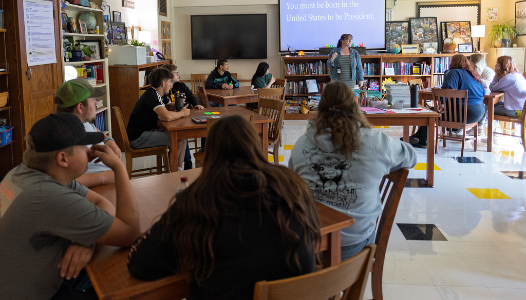 Students engaged in classroom