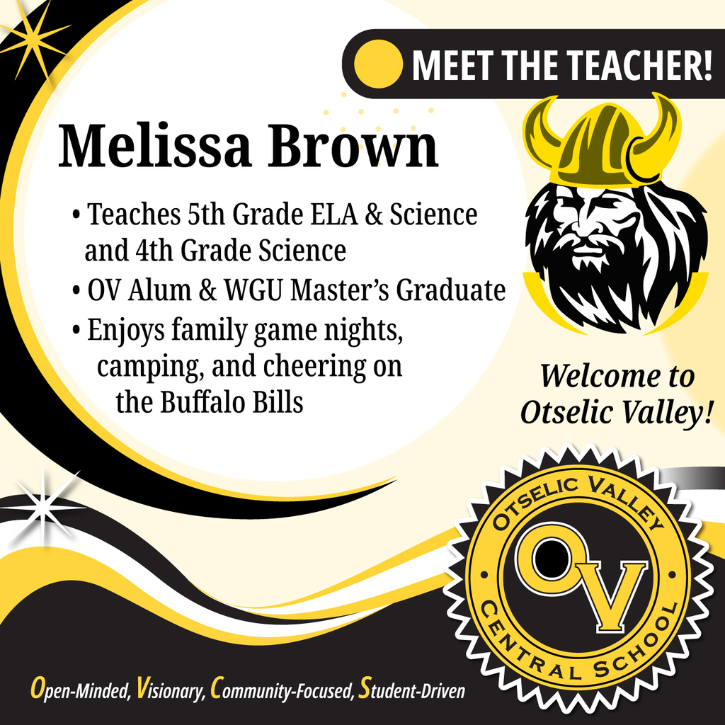 Melissa Brown, Welcome to OV!