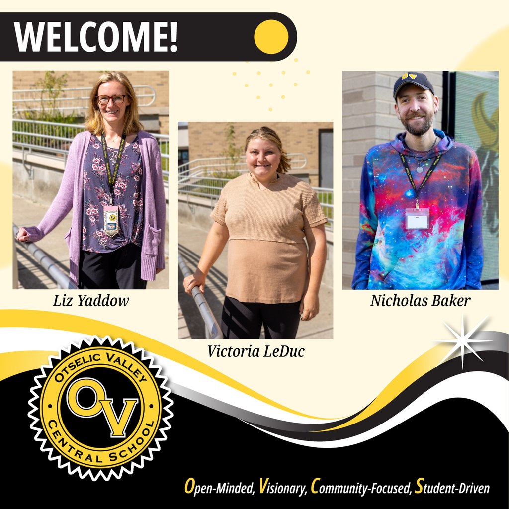 Welcome to our new Aides at OV, with photos of Liz, Victoria and Nicholas