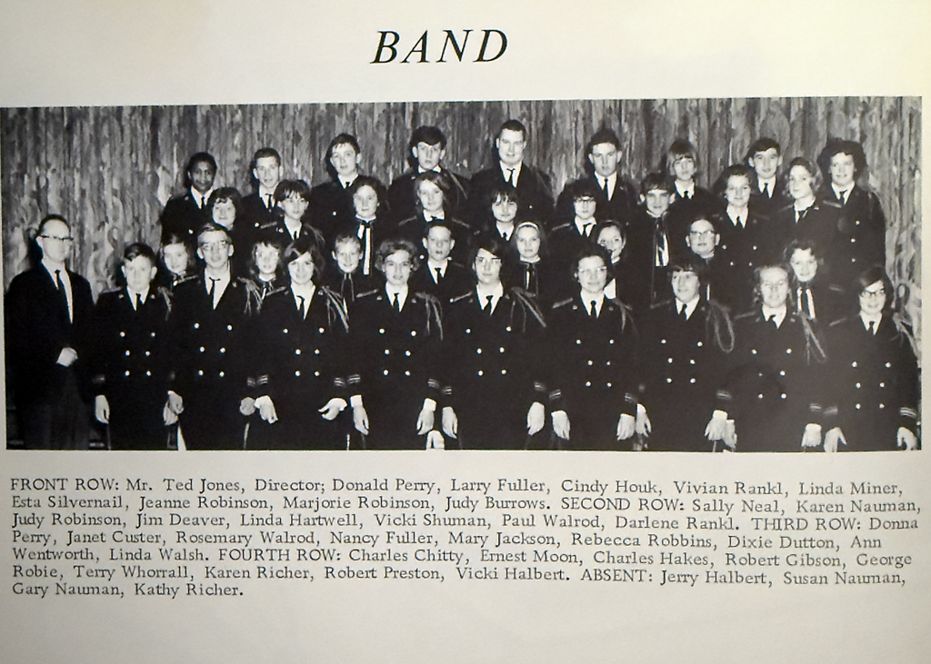 Throwback Thursday 1966 Centralian: The band photo