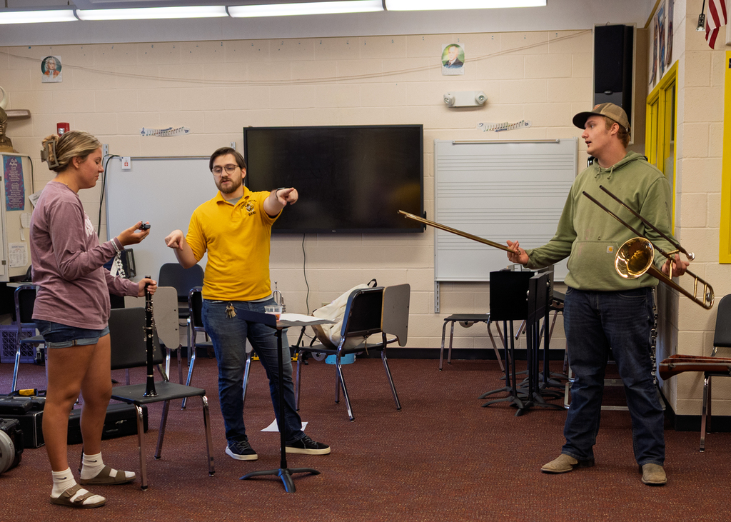 Explaining how the event with work