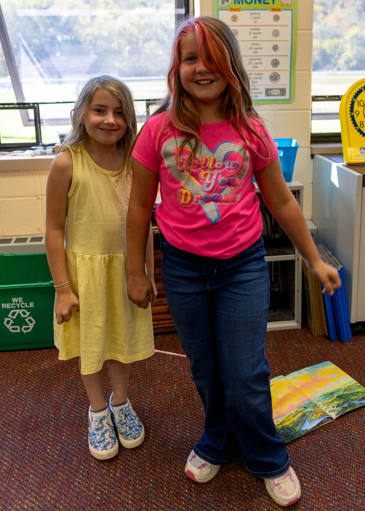 3rd and 4th graders practice reading