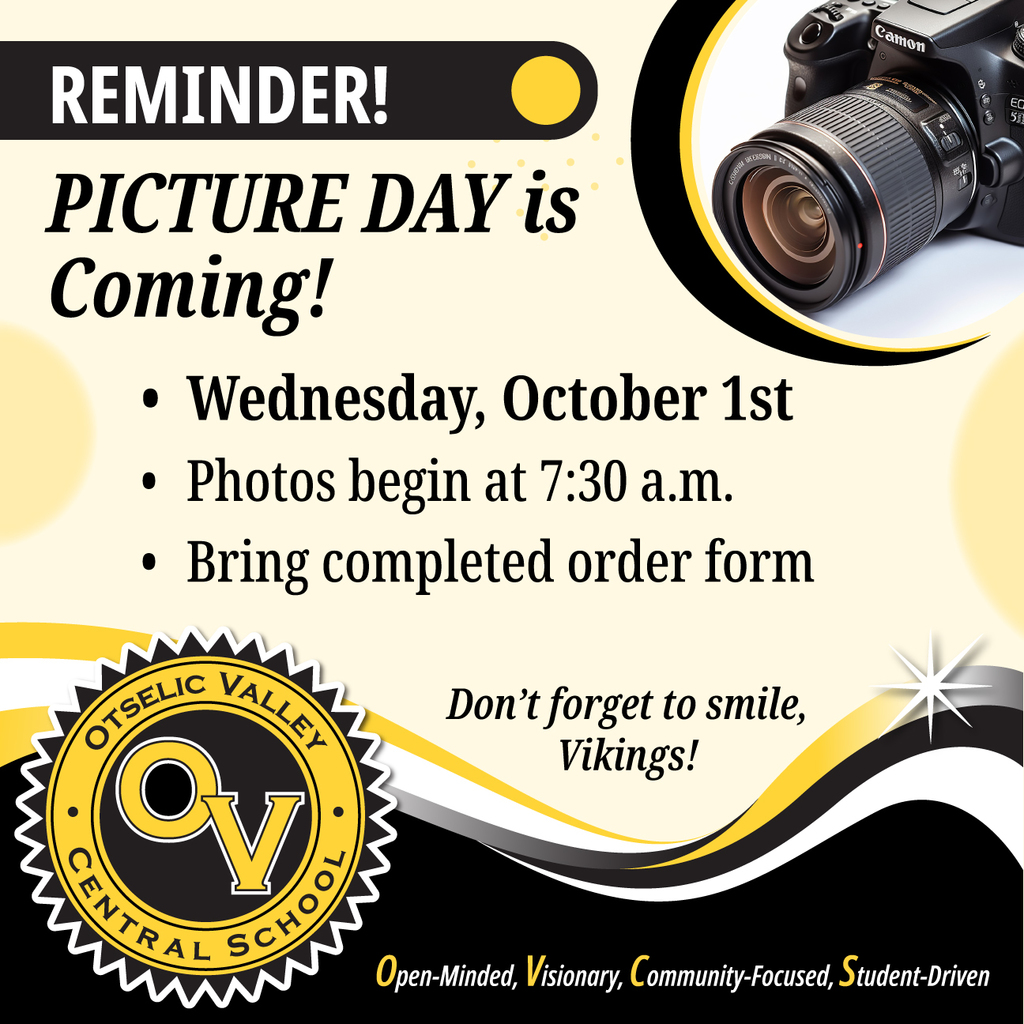 Picture Day is October 1st