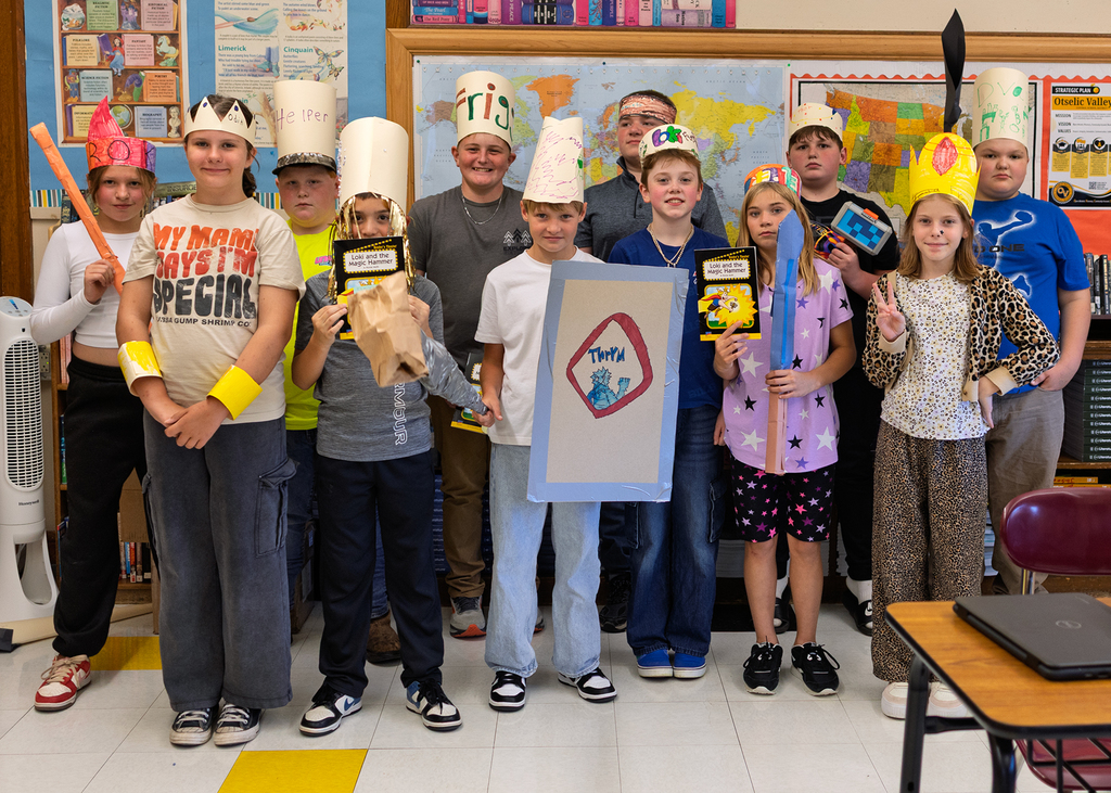 Middle School Reader's Theater in Ms. Kalin's room
