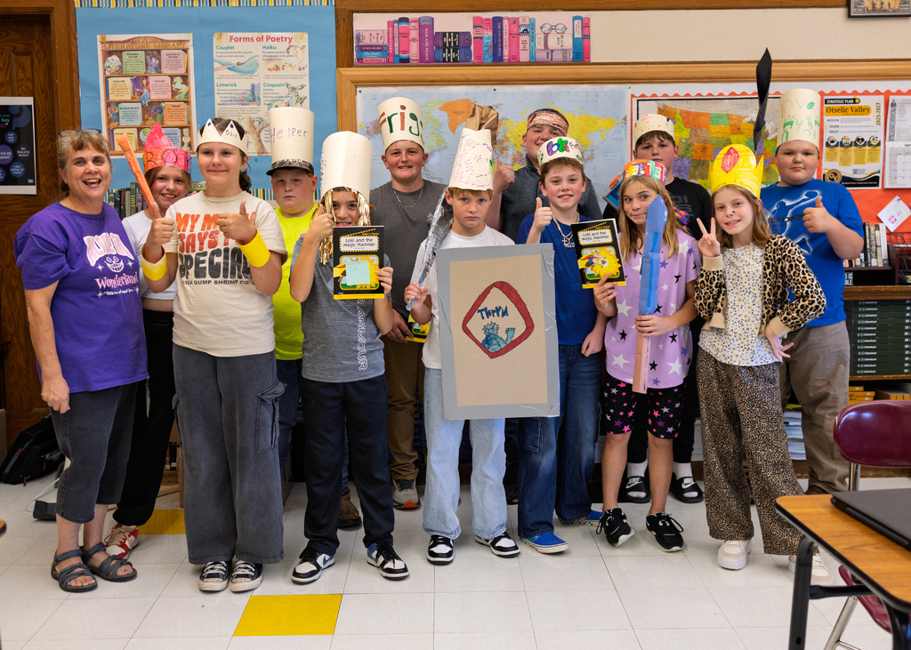 Middle School Reader's Theater in Ms. Kalin's room