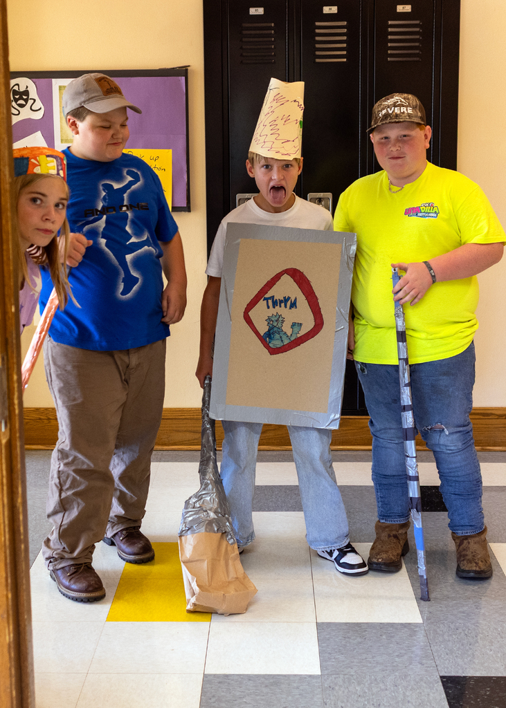 Middle School Reader's Theater in Ms. Kalin's room