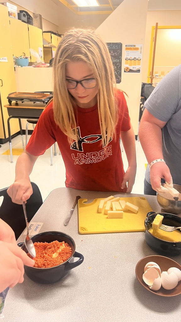 6th grade cooking fun