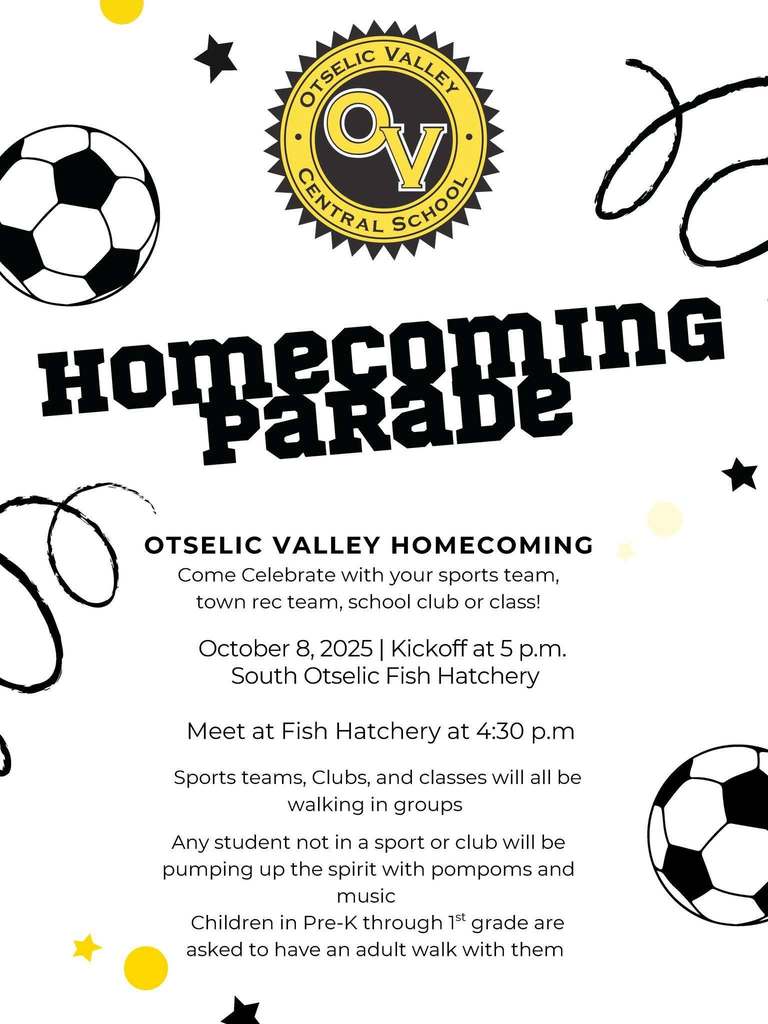 OV Homecoming Parade October 8th