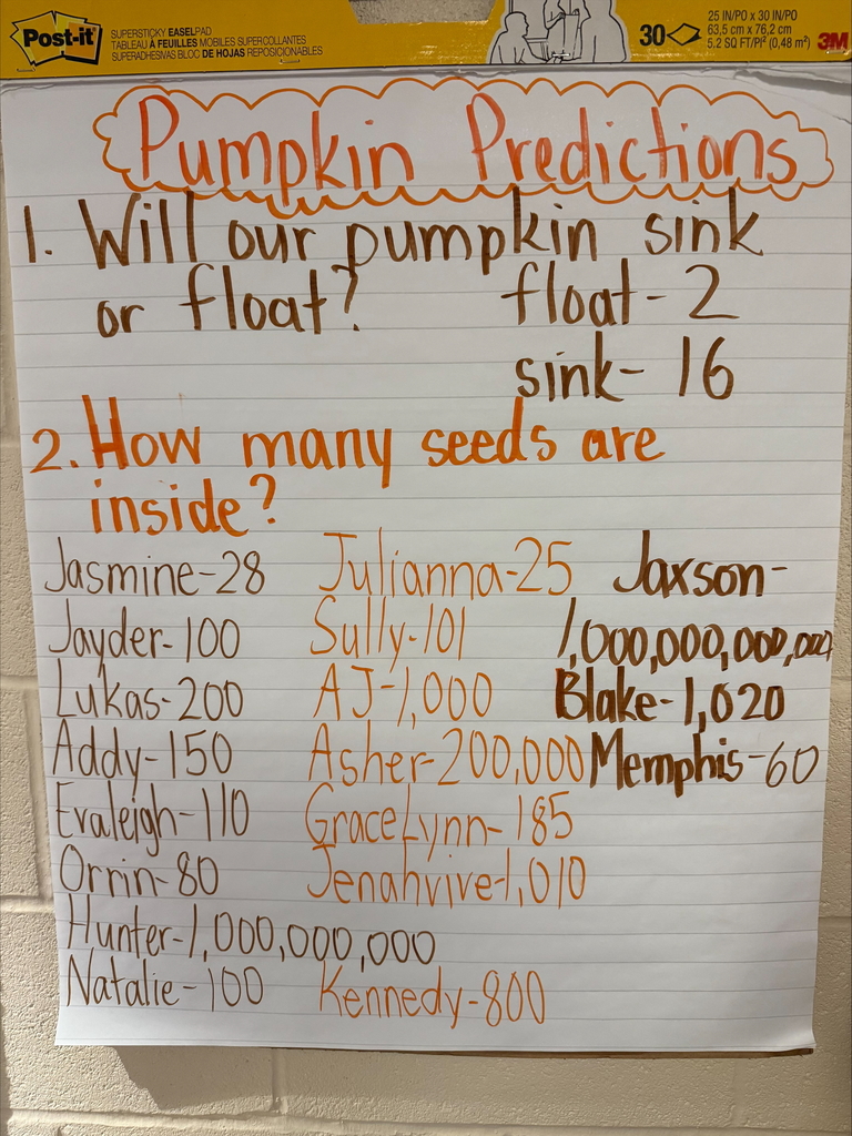 1st grade Pumpkin Math Fun!