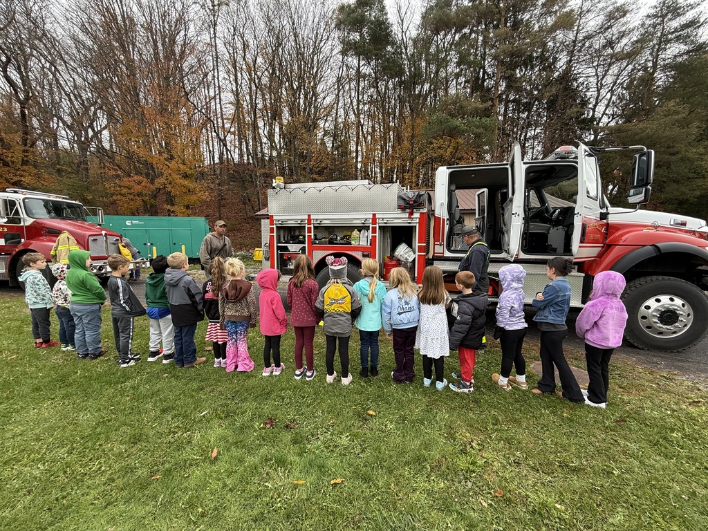 First grade fire week visit