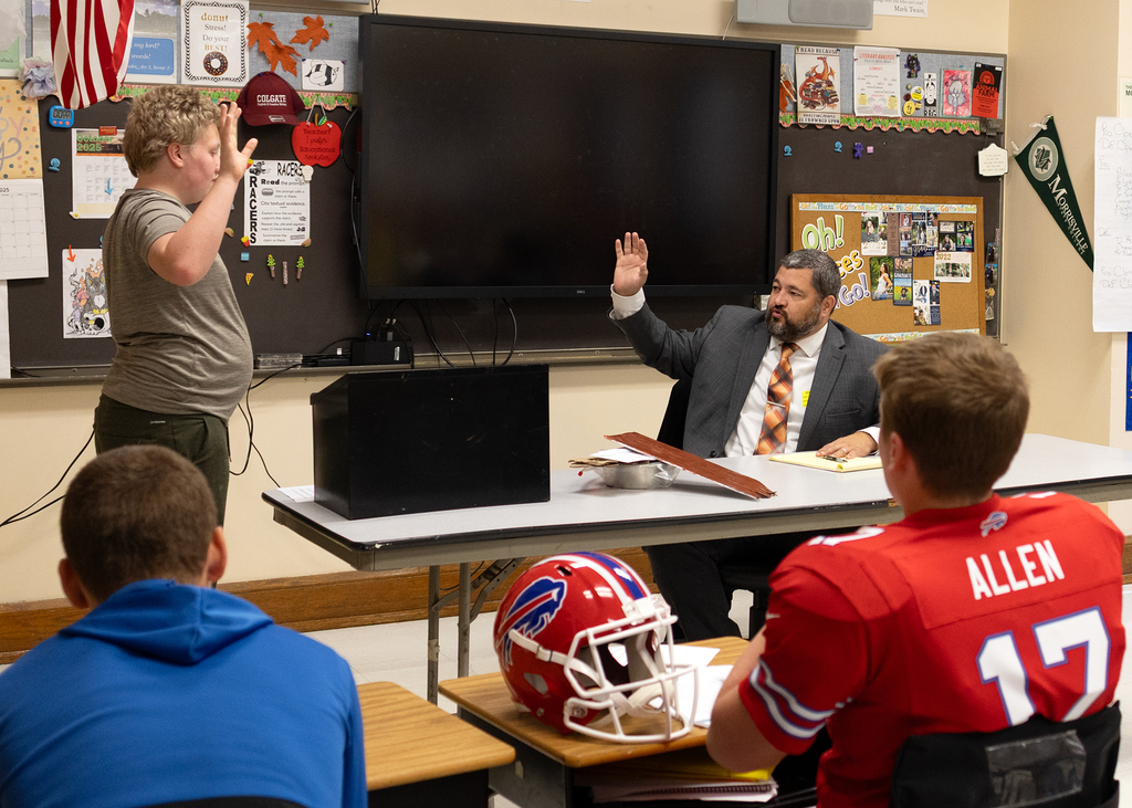 Mock trial swearing in