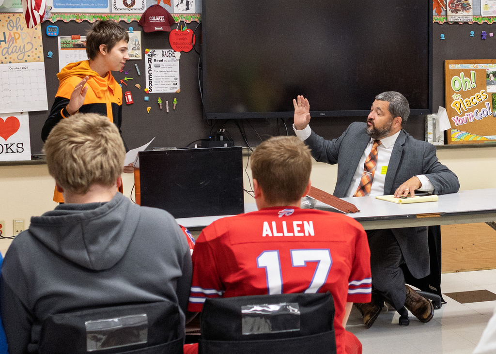 Mock trial swearing in