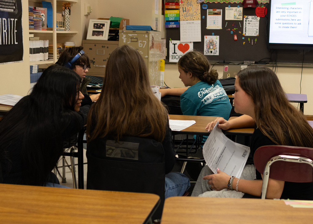 The REV Theatre did a workshop with our middle schoolers