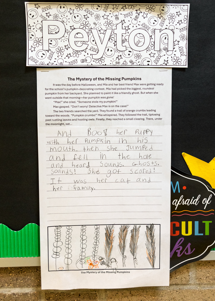 Third Grade Creative Writing Assignments with alternate endings