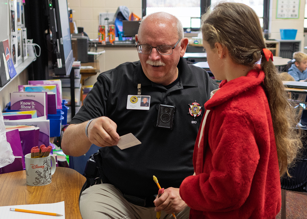 Deputy Smith checking an ID