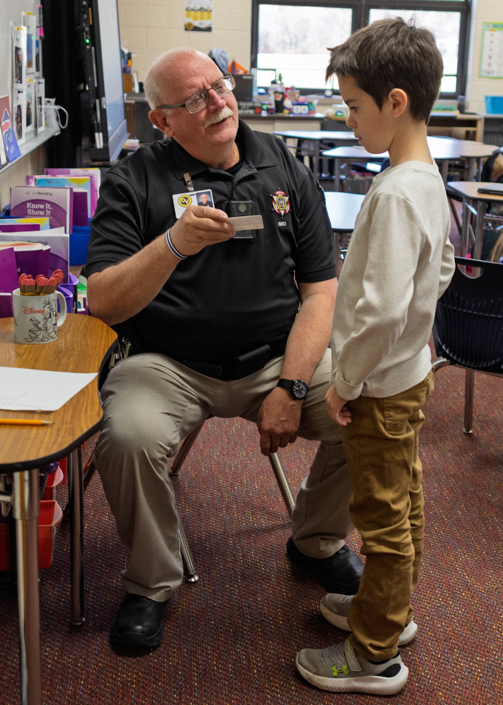Deputy Smith checking an ID