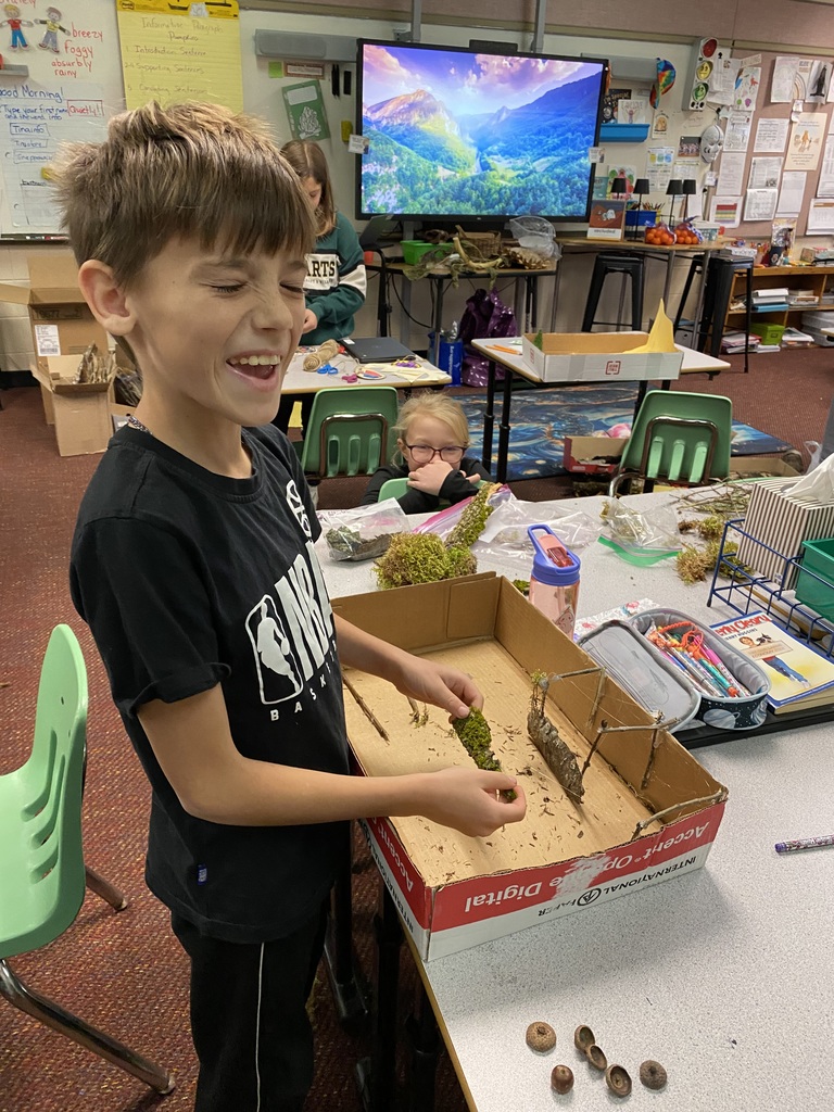 Fourth graders put learning into action in their Native American unit