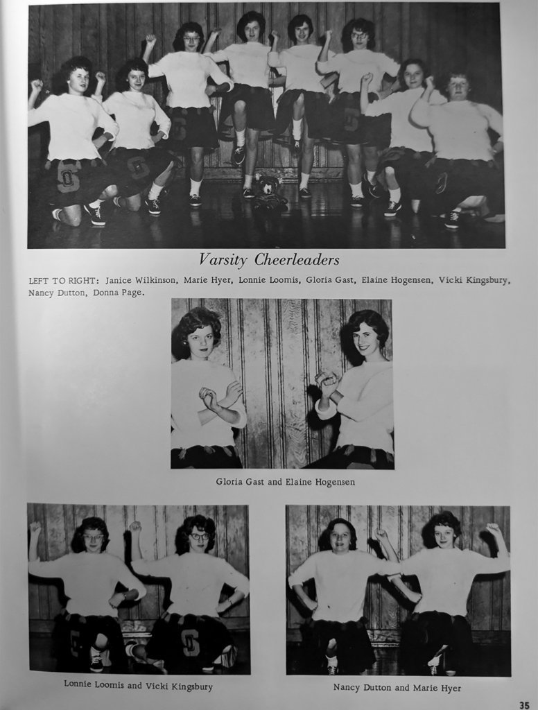 Throwback Thursday 1962 Varsity Cheerleaders