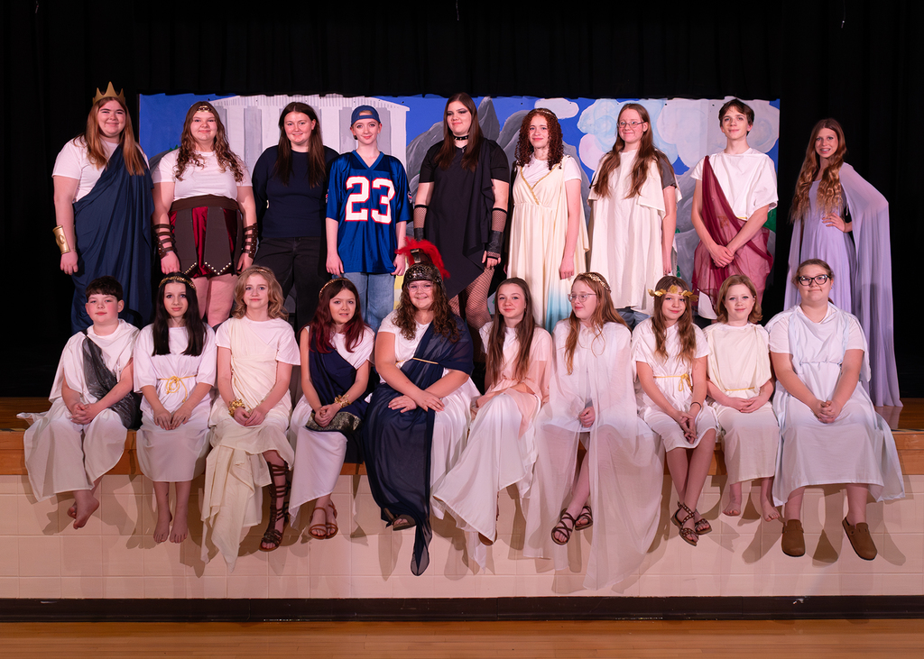 OV Drama Club students perform The Greek Mythology Olympiaganza