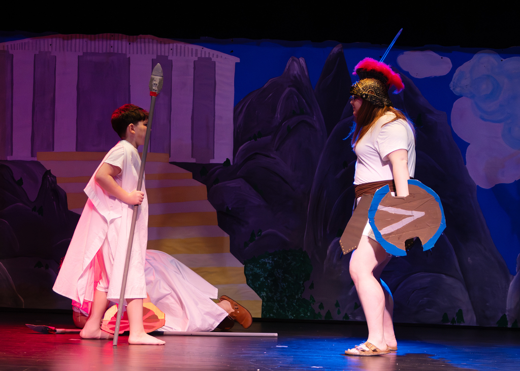 OV Drama Club students perform The Greek Mythology Olympiaganza