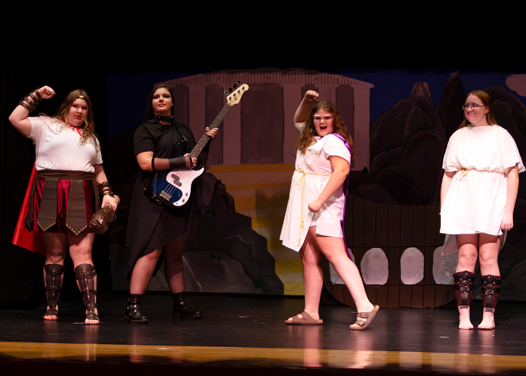 OV Drama Club students perform The Greek Mythology Olympiaganza