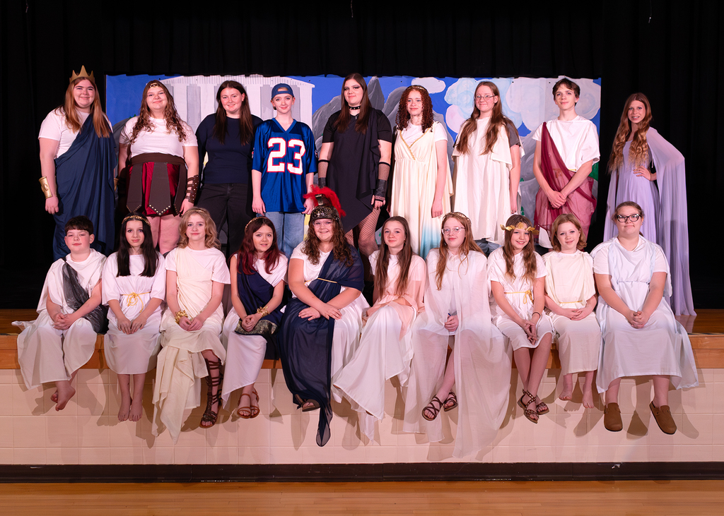 OV Drama Club students perform The Greek Mythology Olympiaganza