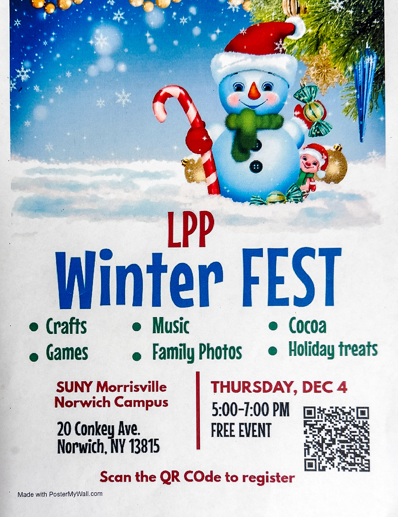 LPP Party at the Norwich branch of SUNY Morrisville