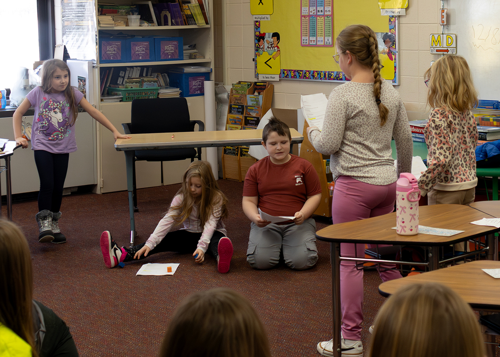 Third grade Reader's Theater performance of A Christmas Carol