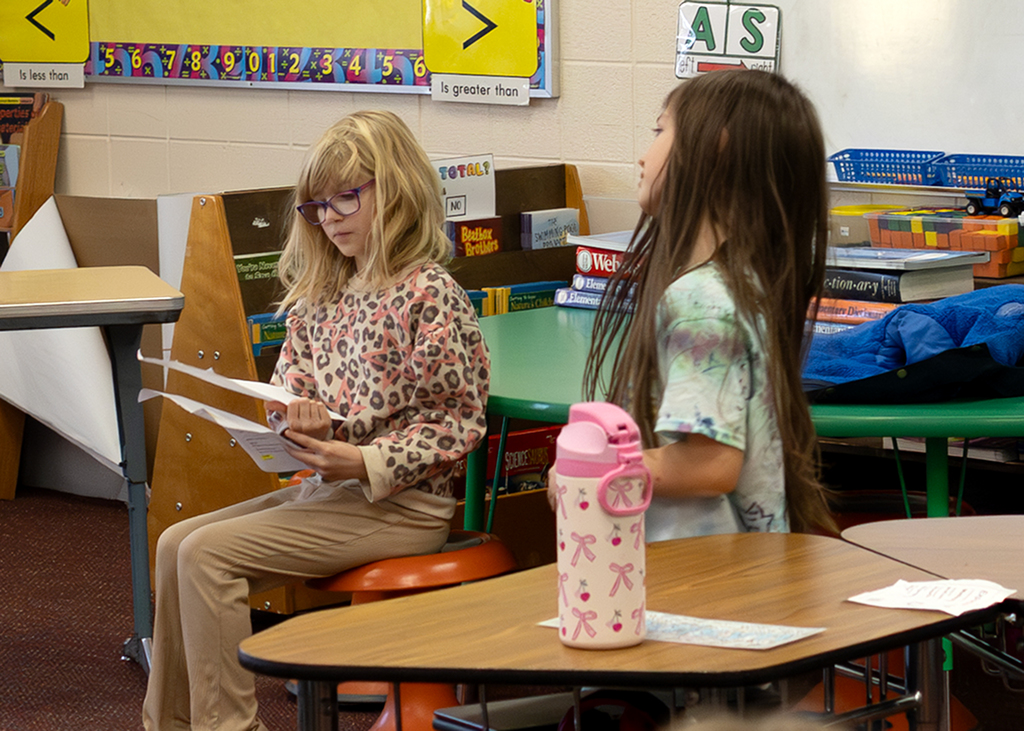 Third grade Reader's Theater performance of A Christmas Carol