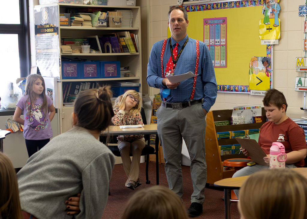 Third grade Reader's Theater performance of A Christmas Carol