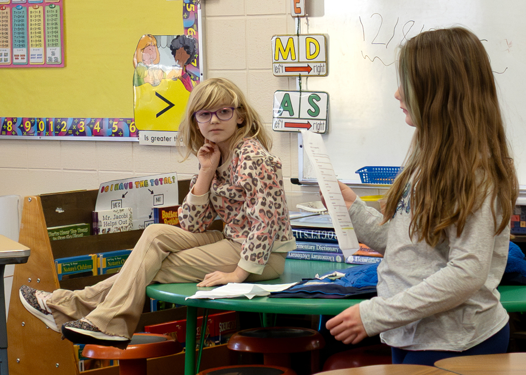 Third grade Reader's Theater performance of A Christmas Carol