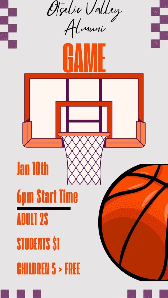 Alumni Basketball Game January 10th