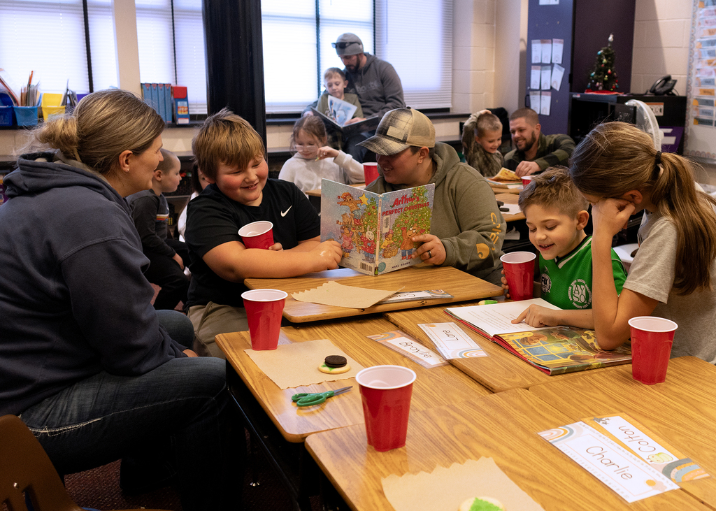 Cozy Christmas Reading in Prek-2