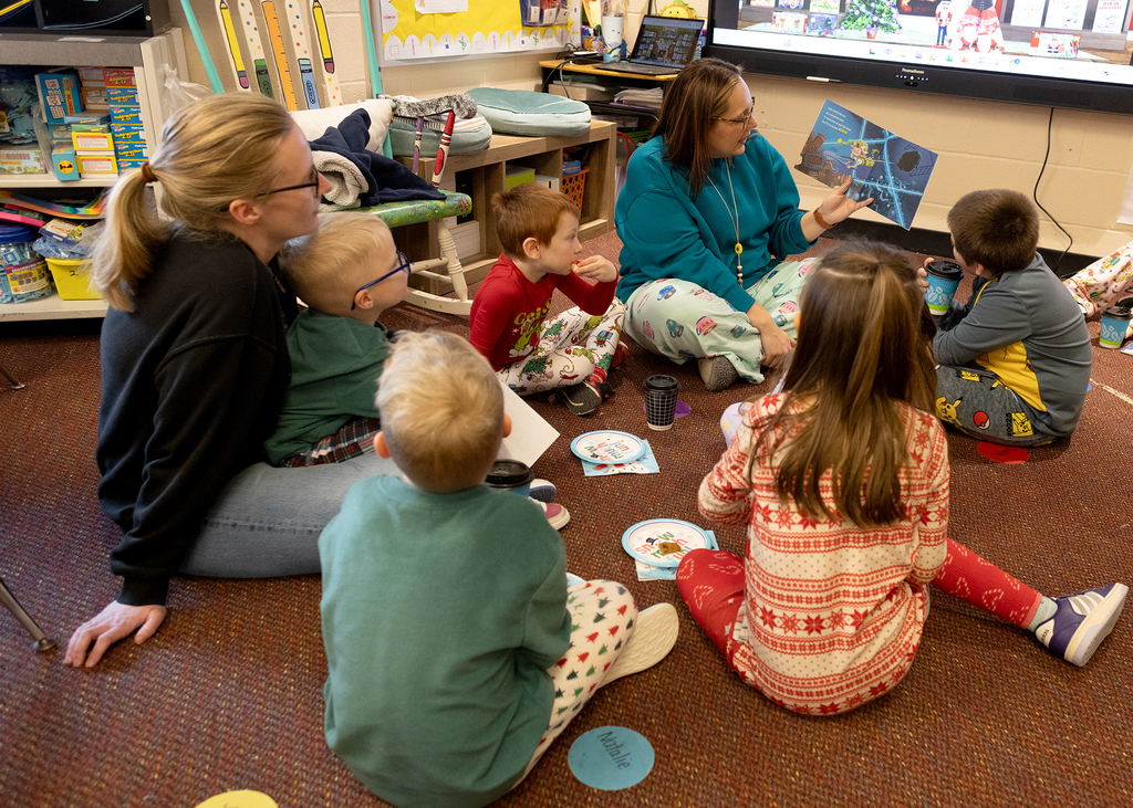 Cozy Christmas Reading in Prek-2